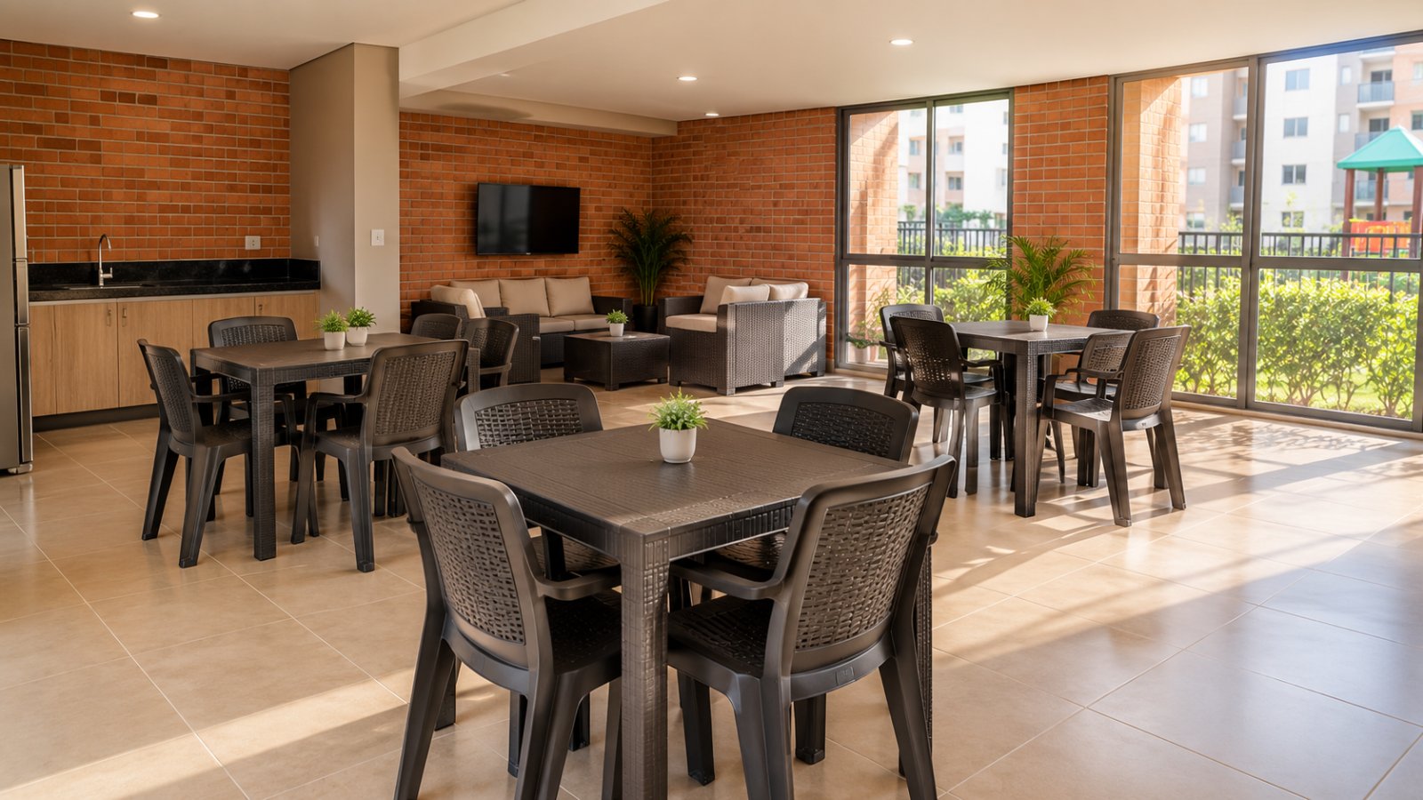 Fotografía de Salón comunal grande